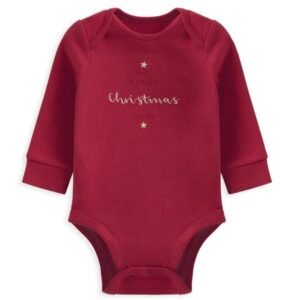 My First Christmas Bodysuit - Red