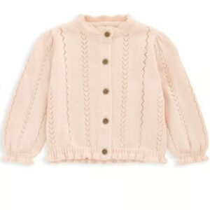 Knitted Cardigan - Pink