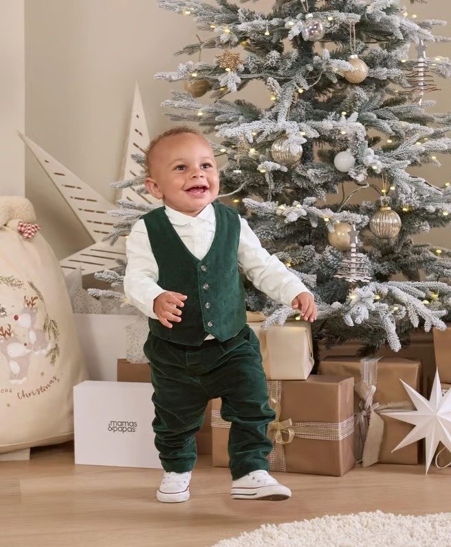 Velour Suit Set (3 Piece) - Emerald Green